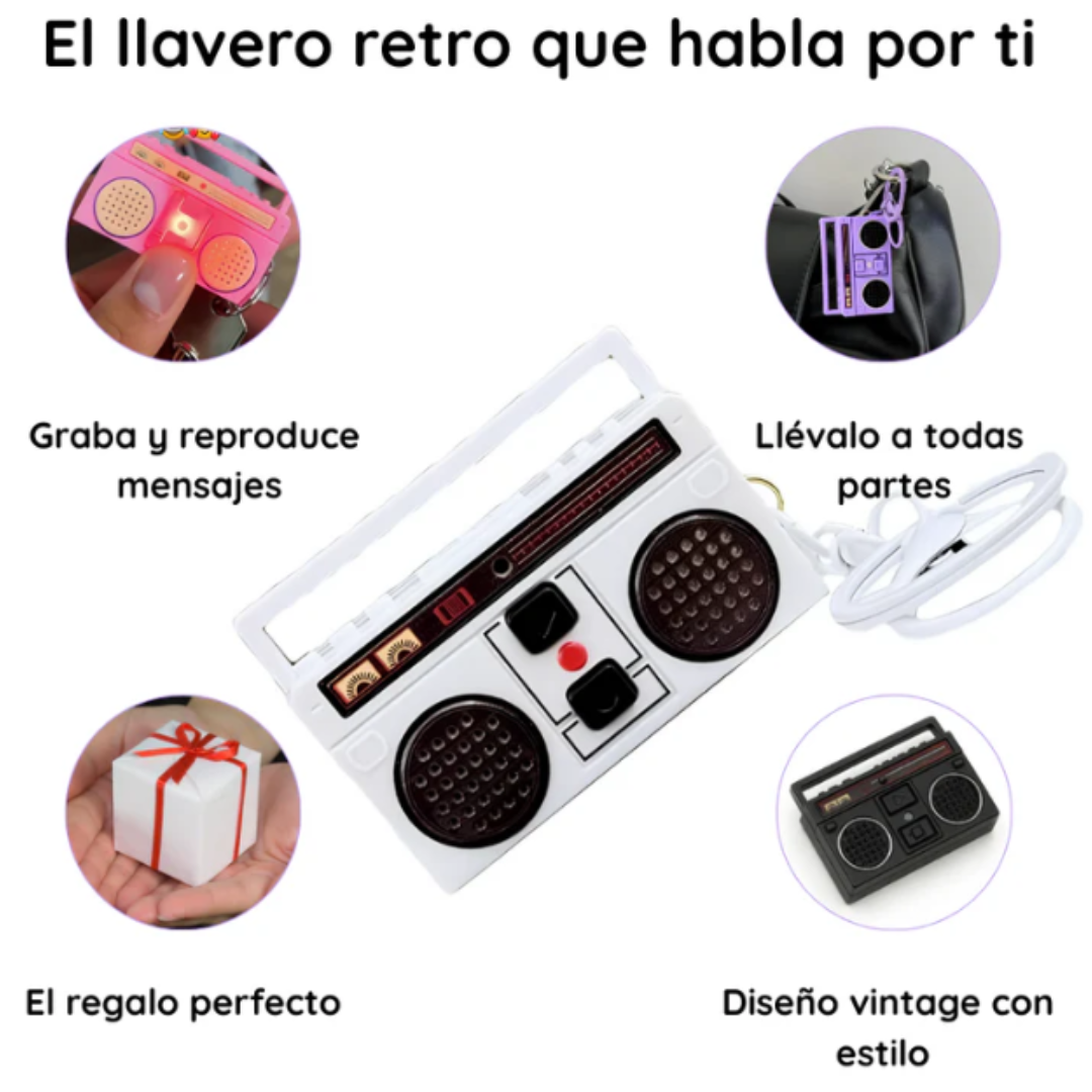 Llavero Grabadora de Notas