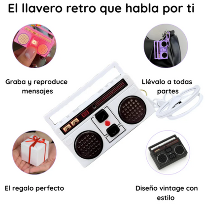 Llavero Grabadora de Notas